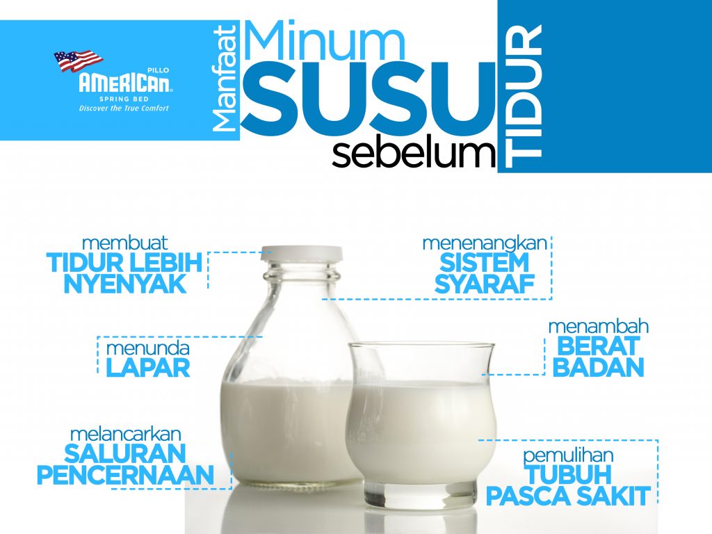 Manfaat Susu sebelum Tidur